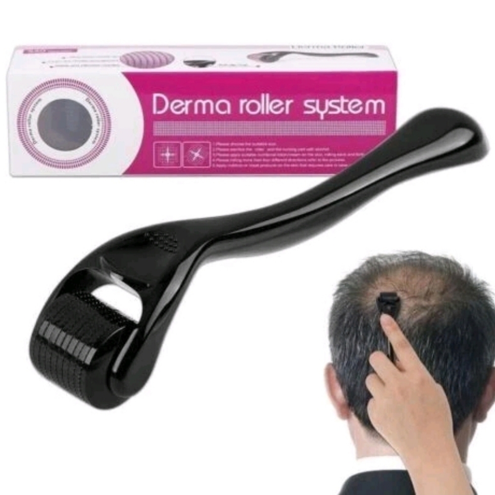 Beard Derma Roller For Hair Loss Beard Growth  Titanium Fast Shipping
